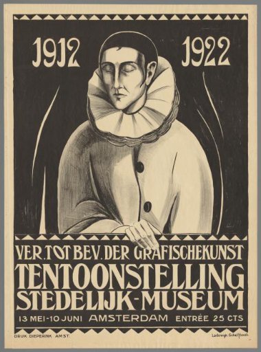 1912-1922. Association for the Promotion of Graphic Art. Exhibition. Stedelijk Museum May 13 - June 10 Amsterdam.