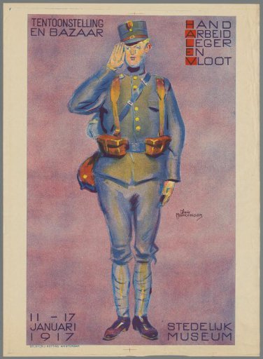 Exhibition and Bazaar. Hand, Labour, Army and Navy. 11 - 17 January 1917. Stedelijk Museum