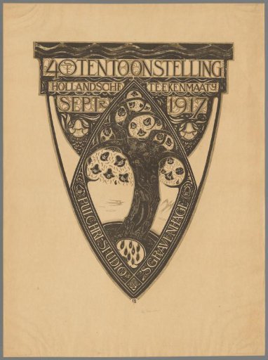 40th Exhibition Dutch Drawing Society. Sept. 1917 Pulchri Studio 's-Gravenhage 1876
