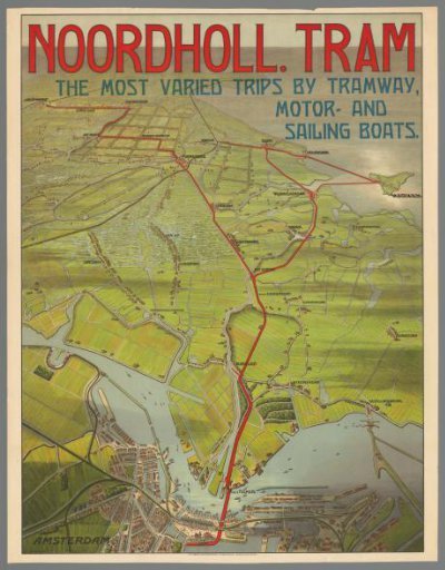 North Holland Tram. The most varied trips by tramway, motor- and sailing boats
