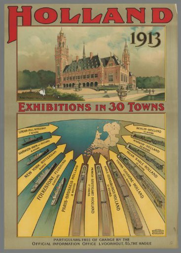 Holland 1913. Exhibitions in 30 towns (...)