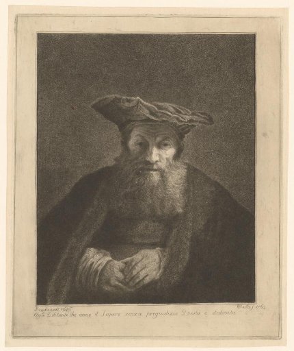 Old Man with a Long Beard and Flat Cap