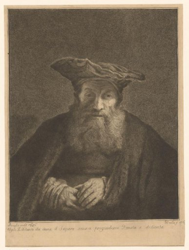 Old Man with a Long Beard and Flat Cap