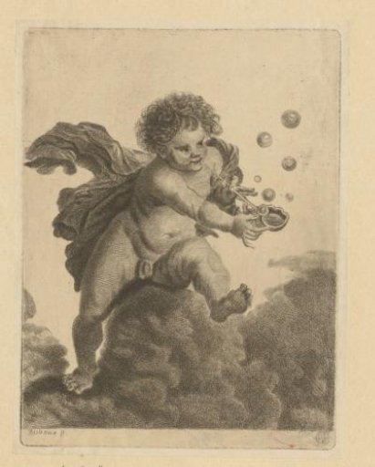 Putto Blowing Bubbles