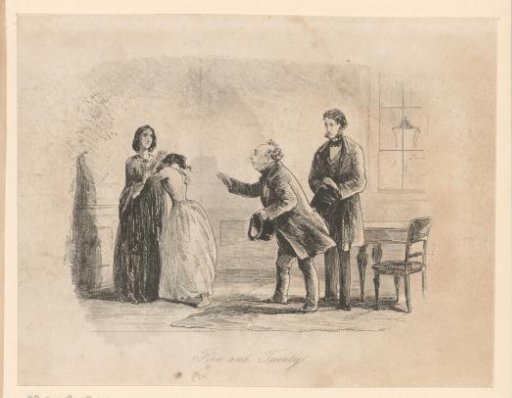 Mr. Meagles tries to persuade Tattycoram to come along, but she turns to Miss Wade