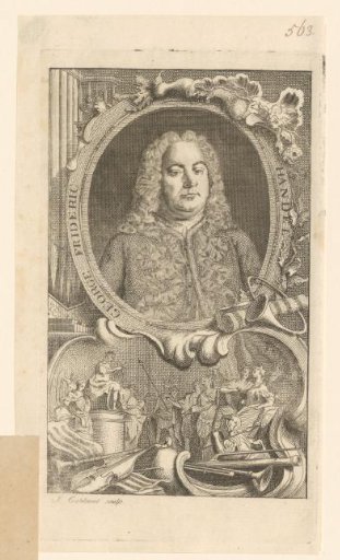 Portrait of Georg Friedrich Handel