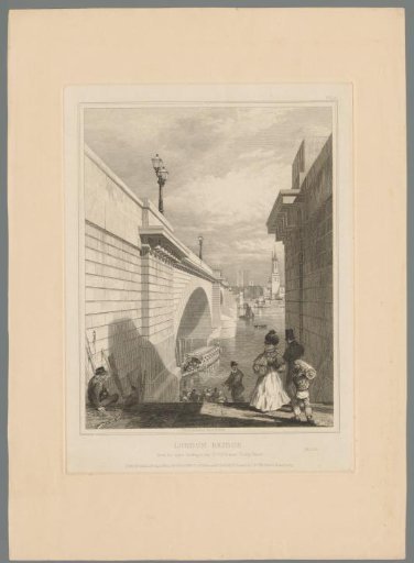 View of the new London Bridge from Tooley Street