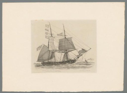 Warship with two masts at Dover