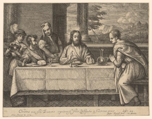 Christ Breaking the Bread at Emmaus
