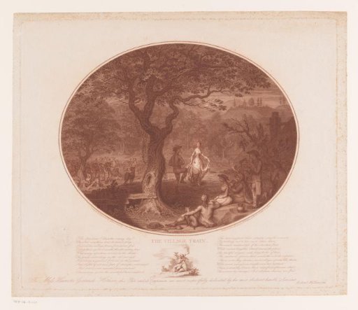 Dancing man and woman under a tree