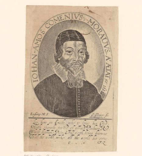 Portrait of Jan Amos Comenius at the Age of 50