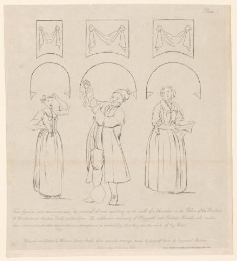 Two Women and a Man with a Pocket Watch