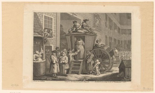 Carriage at an inn