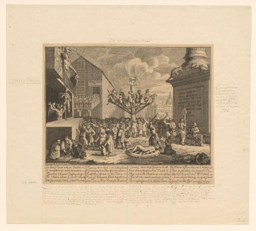 Allegory on the decline of the South Sea Company