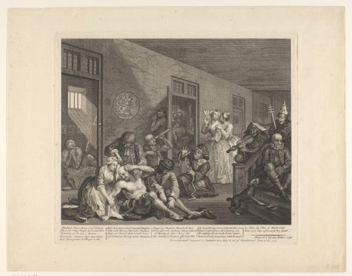Tom Rakewell in Bethlem Royal Hospital