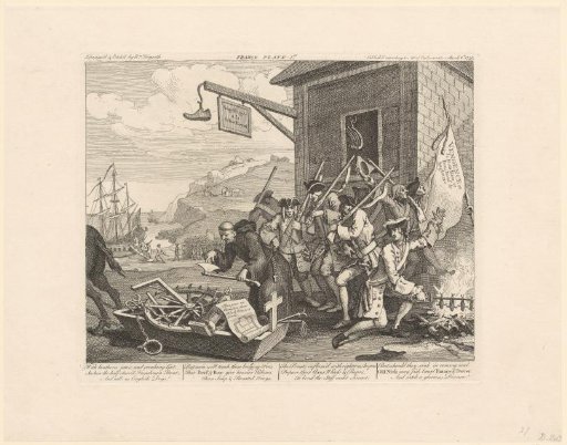 Dominican and French Soldiers at an Inn in France