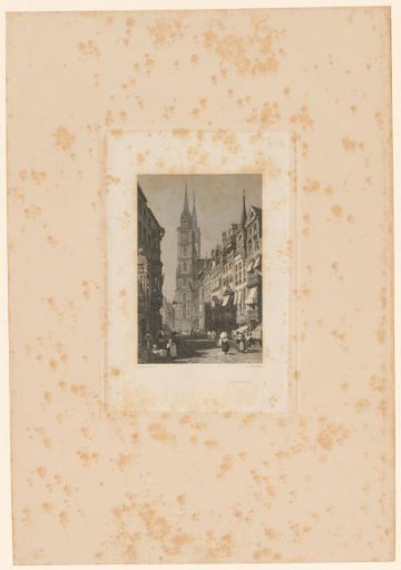 View of the Saint Lawrence Church in Nuremberg