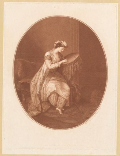 Woman Embroidering