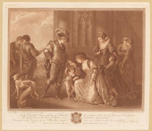 Elizabeth Woodville Kneeling Before Edward IV, King of England