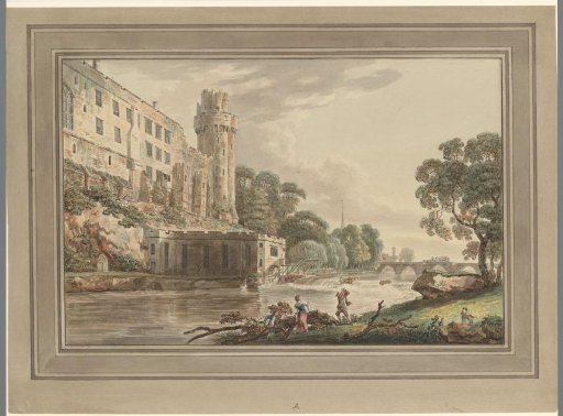 View of the river beside Warwick Castle