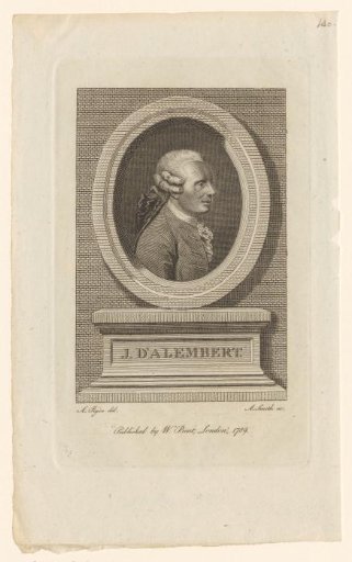 Portrait of Jean le Rond d'Alembert