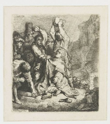 The stoning of St Stephen