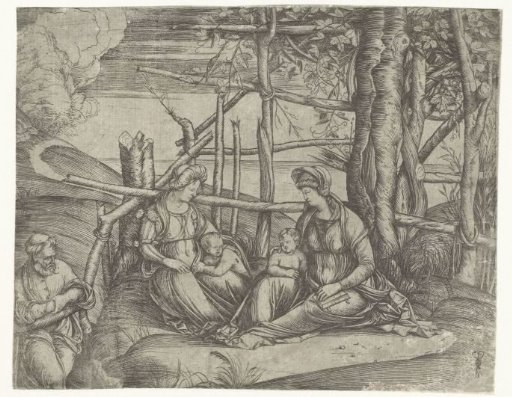 The Holy Family with Elizabeth and John the Baptist