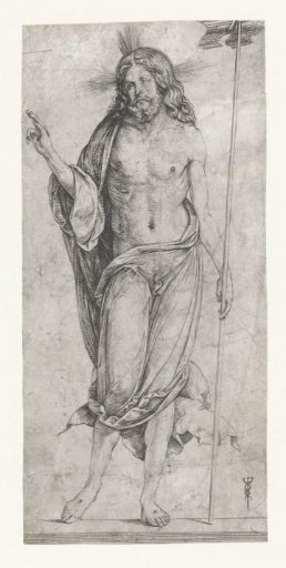 Standing Christ as Salvator Mundi