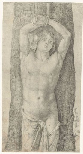 Saint Sebastian Bound to a Tree