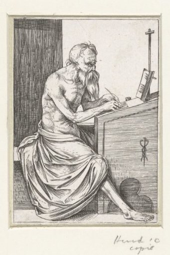 Saint Jerome in his Study