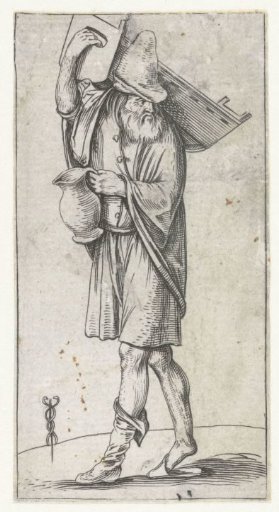 Man with Cradle and Jug