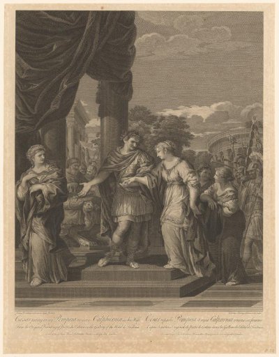 Julius Caesar divorces Pompeia and takes Calpurnia as his wife