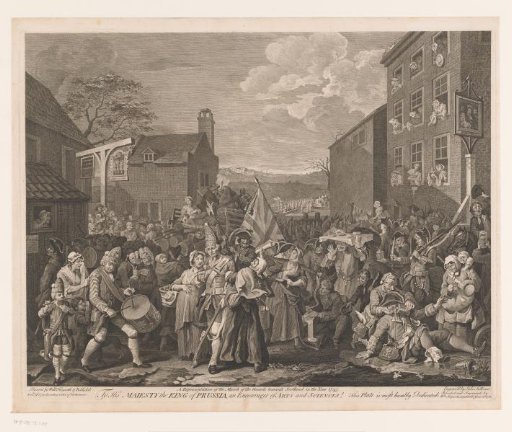 Troops on the way to engage the Jacobites