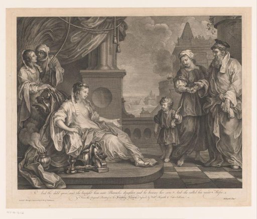 Moses brought to the daughter of the Pharaoh