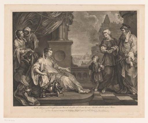 Moses brought to the daughter of the Pharaoh