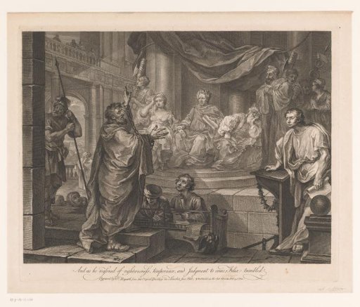 Paul brought before Felix by Tertullus
