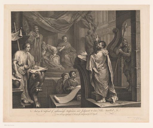 Paul brought before Felix by Tertullus