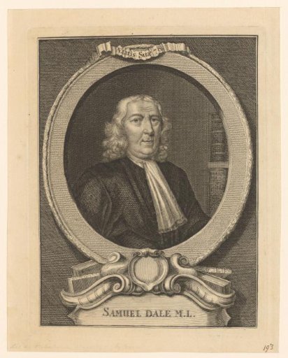 Portrait of Samuel Dale aged 78