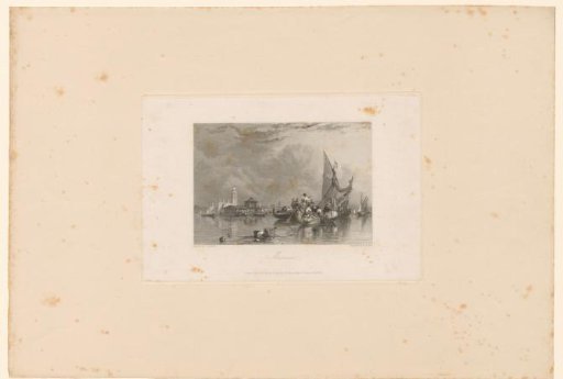 View of Boats near Murano