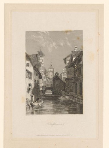 View of a Canal in Schaffhausen