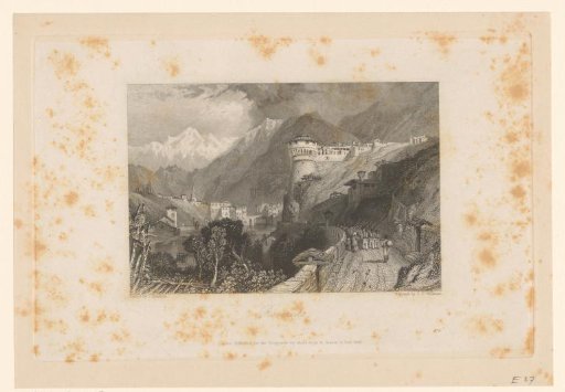 View of Roveredo in Switzerland