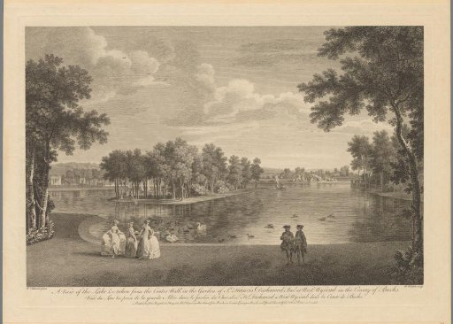 View of the Lake in the Garden of West Wycombe Park