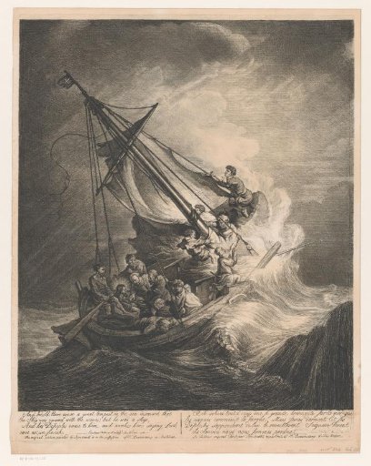 Christ in the storm on the Sea of Galilee