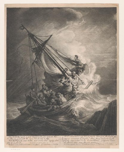 Christ in the storm on the Sea of Galilee