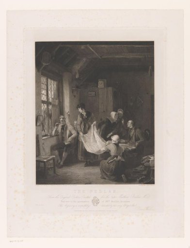 Peddler in a living room