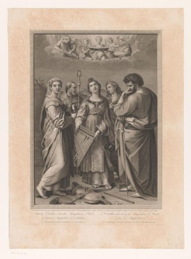 St. Cecilia, St. Magdalene, St. Paul, St. John and St. Augustine