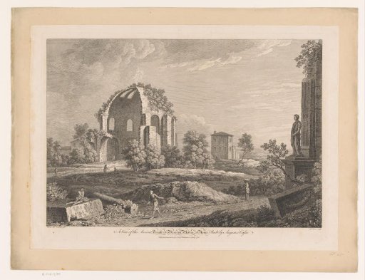 View of the so-called Temple of Minerva Medica in Rome