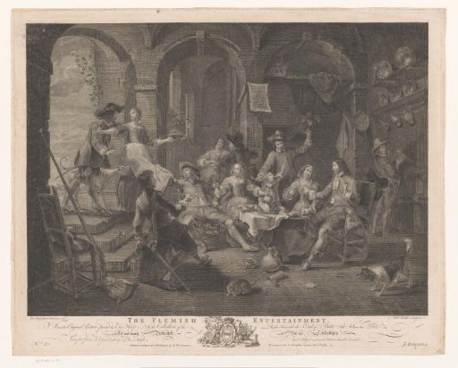 Interior with a Smoking and Drinking Company