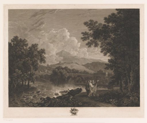 Landscape with Cicero on the Bank of a River near His Villa
