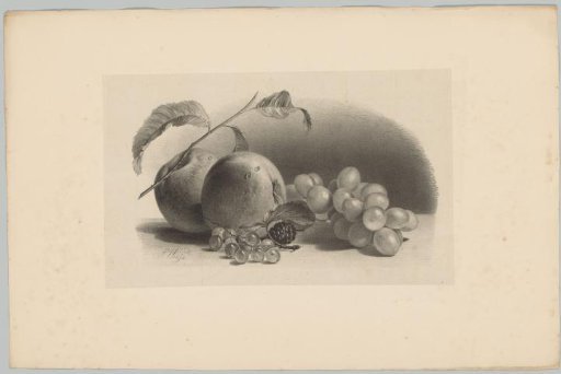 Apples, berries, blackberries and grapes